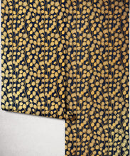 Load image into Gallery viewer, Lunaria Metallic Wallpaper - Colourway: Blue (Gold) - Roll