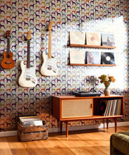 Load image into Gallery viewer, Off the Leash Metallic Wallpaper - Colourway: - Insitu
