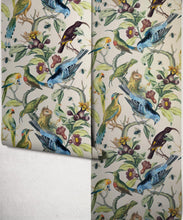 Load image into Gallery viewer, Ornithology Metallic Wallpaper - Colourway: - Roll