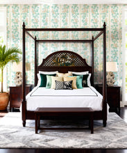 Load image into Gallery viewer, 5 Monkeys Metallic Wallpaper - Colourway: Hawaii (Silver) - Insitu
