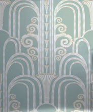 Load image into Gallery viewer, La Fontaine Metallic Wallpaper - Colourway: Paris (Silver) - Swatch