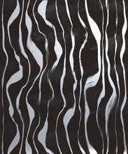 Load image into Gallery viewer, Cascade Metallic Wallpaper - Colourway: Onyx (Silver) - Swatch
