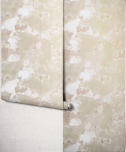 Load image into Gallery viewer, Autumn Path Metallic Wallpaper - Colourway: Natural (Silver) - Roll
