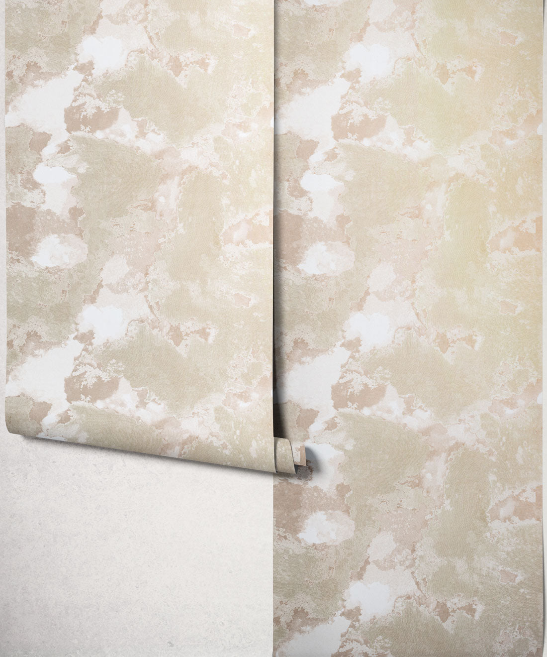 Autumn Path Metallic Wallpaper - Colourway: Natural (Silver) - Roll
