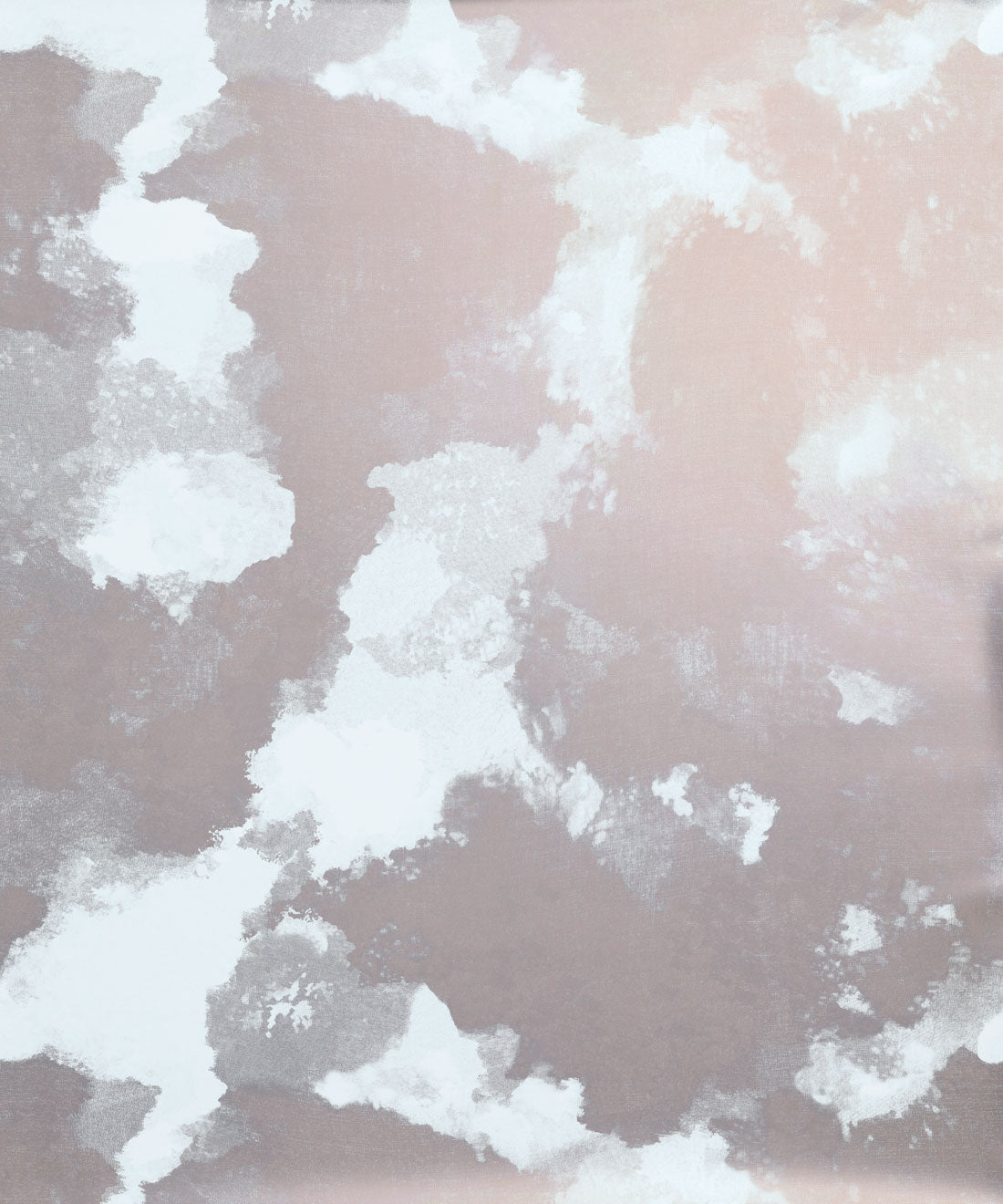 Autumn Path Metallic Wallpaper - Colourway: Peach (Silver) - Swatch