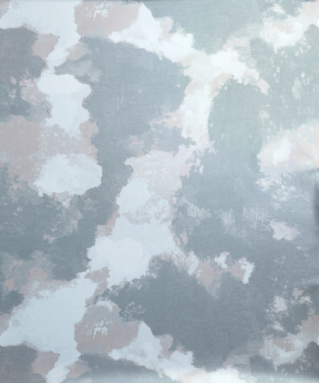 Autumn Path Metallic Wallpaper - Colourway: Sage (Silver) - Swatch
