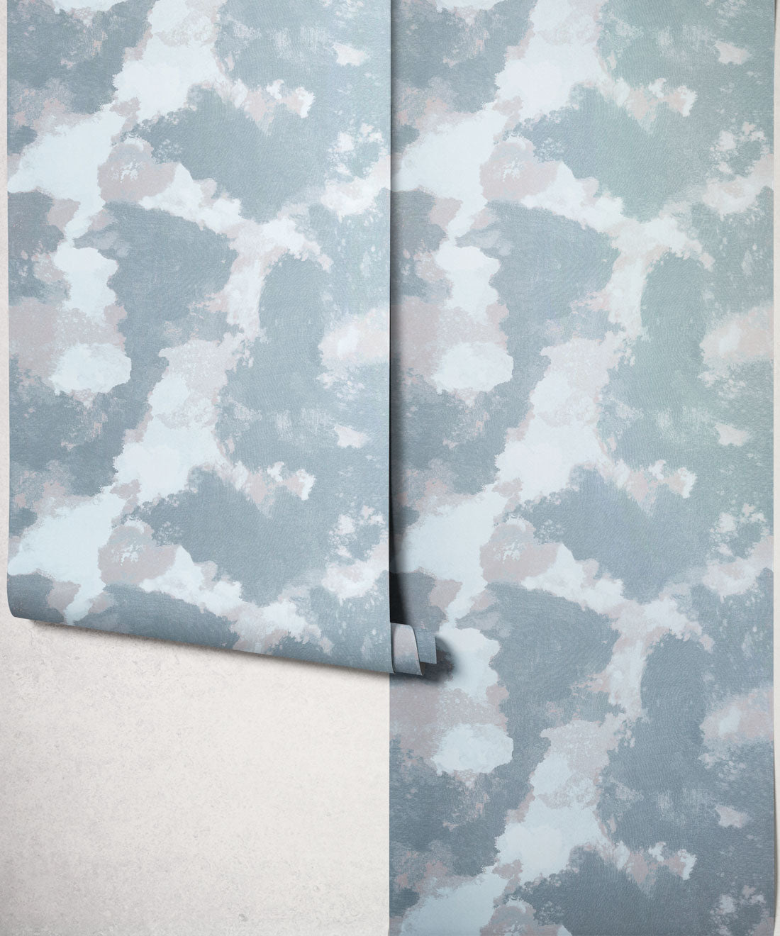 Autumn Path Metallic Wallpaper - Colourway: Sage (Silver) - Roll