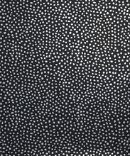 Load image into Gallery viewer, Huddy's Dots Metallic Wallpaper - Colourway: Black (Silver) - Swatch