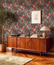 Load image into Gallery viewer, Bouquet Metallic Wallpaper - Insitu