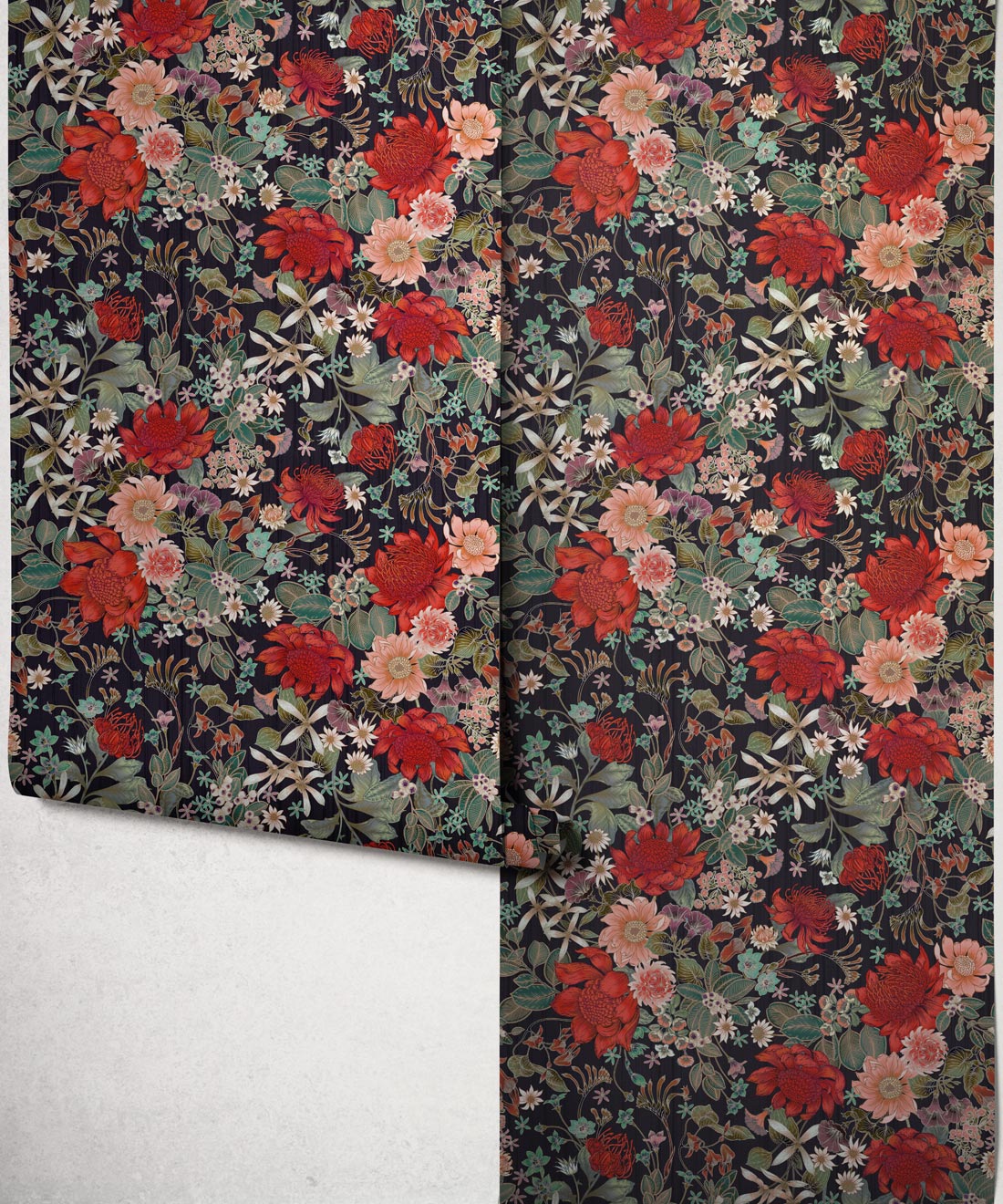 Bouquet Metallic Wallpaper - Roll