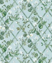 Load image into Gallery viewer, Petite Climbing Sweet Pea Wallpaper • Light Provence • Swatch