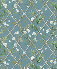 Load image into Gallery viewer, Petite Climbing Sweet Pea Wallpaper • Provence &amp; Cane • Swatch