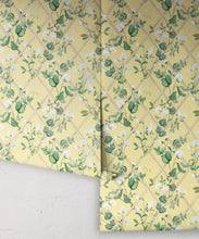 Load image into Gallery viewer, Petite Climbing Sweet Pea Wallpaper • Rattan &amp; Cane • Rolls