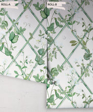 Load image into Gallery viewer, Grande Climbing Sweet Pea Wallpaper • Irish Linen • Rolls