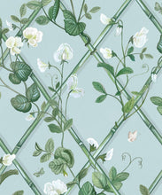 Load image into Gallery viewer, Grande Climbing Sweet Pea Wallpaper • Light Provence • Swatch