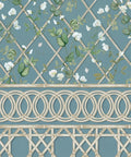 Climbing Sweet Pea Frieze Mural • Provence & Cane • Swatch