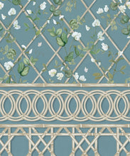 Load image into Gallery viewer, Climbing Sweet Pea Frieze Mural • Provence &amp; Cane • Swatch