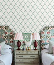 Load image into Gallery viewer, Colony Frieze Mural • Irish Linen • Insitu