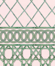 Load image into Gallery viewer, Colony Frieze Mural • Pink &amp; Green • Swatch