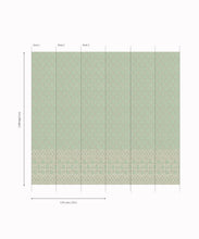 Load image into Gallery viewer, Colony Frieze Mural • Sage &amp; Cane • Panels