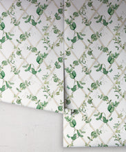 Load image into Gallery viewer, Petite Ivy Wallpaper • Irish Linen &amp; Cane • Rolls