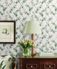 Load image into Gallery viewer, Petite Ivy Wallpaper • Irish Linen &amp; Cane • Insitu