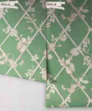 Load image into Gallery viewer, Grande Ivy Wallpaper • Dark Green &amp; Cane • Rolls