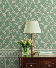 Load image into Gallery viewer, Ivy Frieze Mural • Dark Green &amp; Cane • Insitu