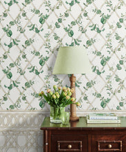 Load image into Gallery viewer, Ivy Frieze Mural • Irish Linen &amp; Cane • Insitu