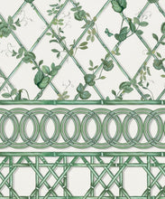 Load image into Gallery viewer, Ivy Frieze Mural • Irish Linen &amp; Green • Swatch