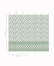 Load image into Gallery viewer, Ivy Frieze Mural • Irish Linen &amp; Green • Panels
