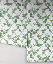 Load image into Gallery viewer, Primrose Garden Wallpaper - Maine House Interiors - Colorway: Blue - Roll