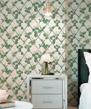 Load image into Gallery viewer, Primrose Garden Wallpaper - Maine House Interiors - Colorway: Burnt Orange - Insitu