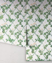 Load image into Gallery viewer, Primrose Garden Wallpaper - Maine House Interiors - Colorway: Burnt Orange - Roll