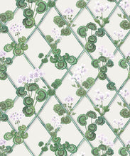 Load image into Gallery viewer, Primrose Garden Wallpaper - Maine House Interiors - Colorway: Lilac - Swatch