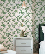 Load image into Gallery viewer, Primrose Garden Wallpaper - Maine House Interiors - Colorway: Lilac - Insitu