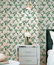 Load image into Gallery viewer, Primrose Garden Wallpaper - Maine House Interiors - Colorway: Pink - Insitu