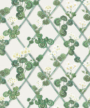 Load image into Gallery viewer, Primrose Garden Wallpaper - Maine House Interiors - Colorway: Yellow - Swatch