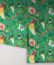 Load image into Gallery viewer, Gardenia Wallpaper • Green • Rolls