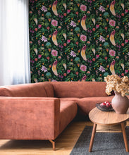 Load image into Gallery viewer, Gardenia Wallpaper • Jewel • Insitu