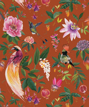 Load image into Gallery viewer, Gardenia Wallpaper • Mandarin • Swatch