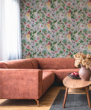 Load image into Gallery viewer, Gardenia Wallpaper • Opal • Insitu