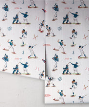 Load image into Gallery viewer, Baseball Wallpaper • Blue Crew • Rolls