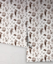 Load image into Gallery viewer, Milton &amp; King Studio • Trail Tales Wallpaper • Colorway: Saloon • Roll