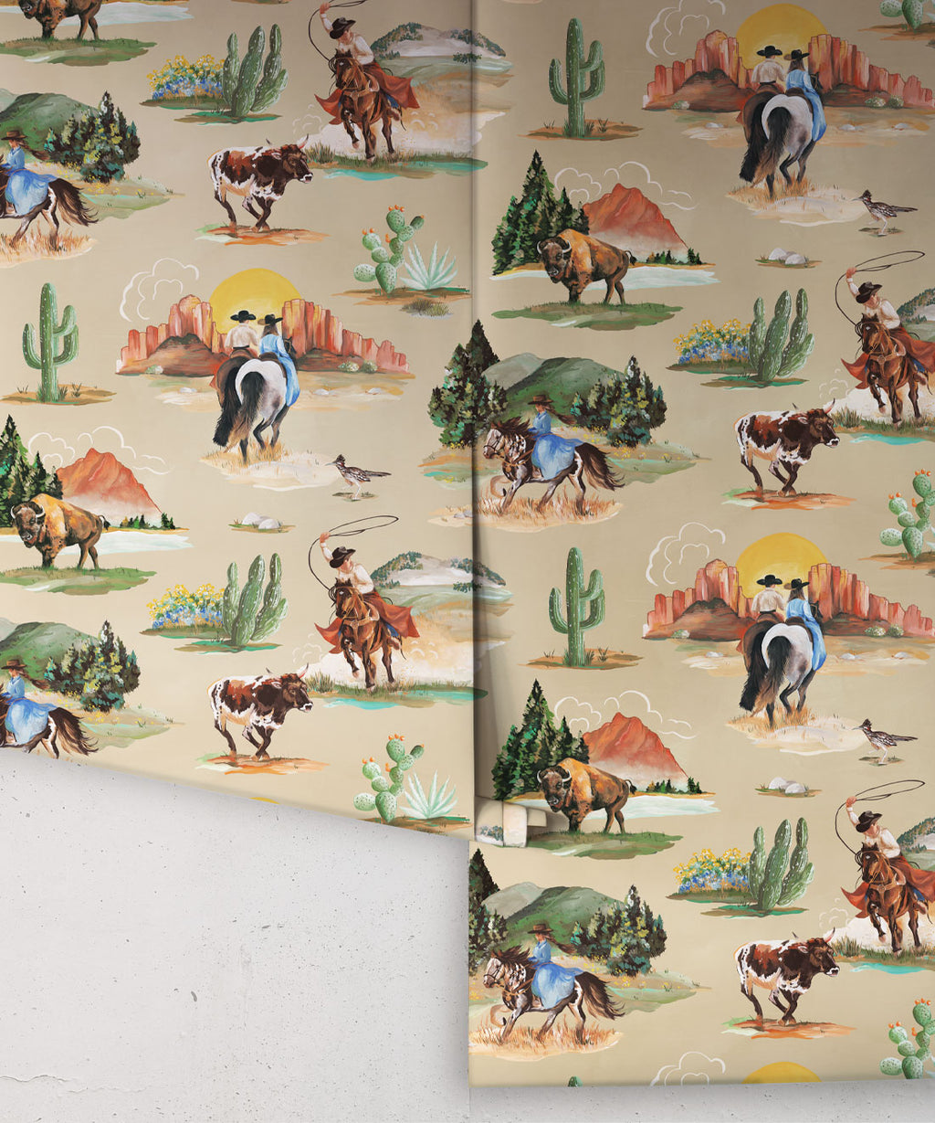 Frontier Wallpaper - Colorway: Canvas - Roll