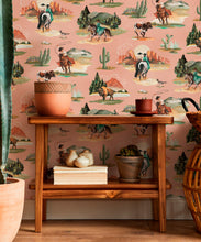 Load image into Gallery viewer, Frontier Wallpaper - Colorway: Dusty - Insitu