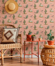 Load image into Gallery viewer, Roadrunner Wallpaper - Colorway: Dusty - Insitu