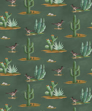 Load image into Gallery viewer, Roadrunner Wallpaper - Colorway: Evergreen - Swatch