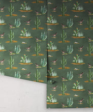 Load image into Gallery viewer, Roadrunner Wallpaper - Colorway: Evergreen - Roll