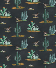 Load image into Gallery viewer, Roadrunner Wallpaper - Colorway: Navy - Swatch
